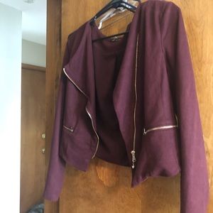 Maroon blazer jacket